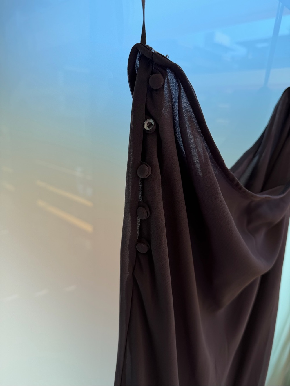House of CB Dyana Dark Mauve Bias Cut Maxi Skirt - Picture 4 of 5